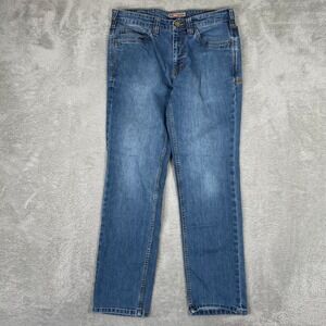 5.11 Tactical Jeans Mens 32x31 Blue Straight Leg Utility Workwear Denim